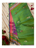 Prakriti: Vivid Forest Green Kalakshetra