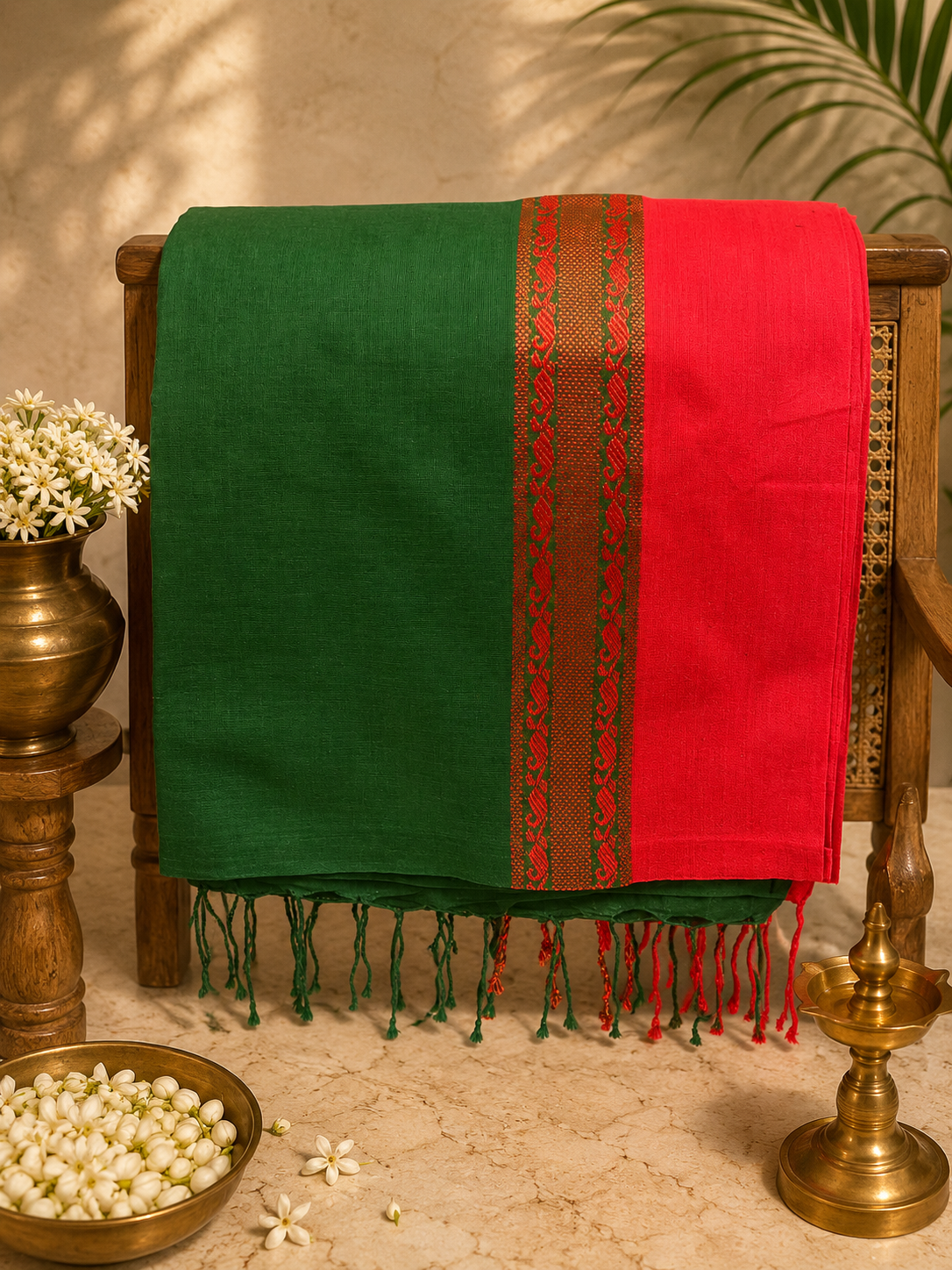 Manjari: 100 count Phulia Cotton
