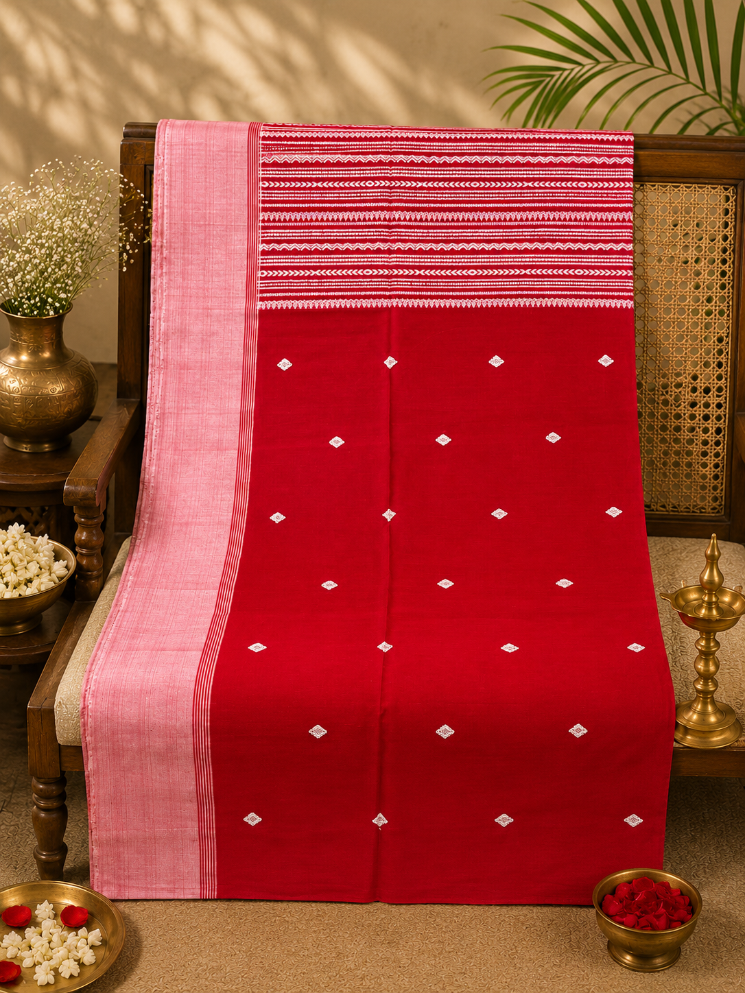 Rangini: Fine Bengal Cotton with Statement Pallu