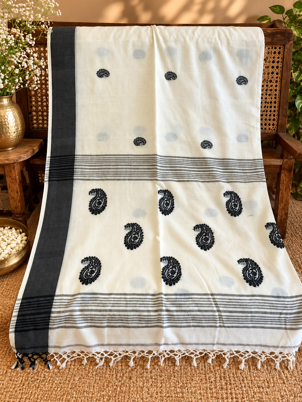 Syahi: 100 count Phulia Cotton