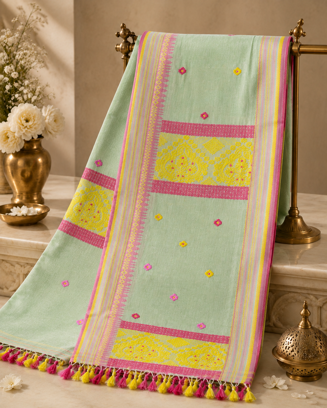 Sarisha: Assam Handwoven Cotton