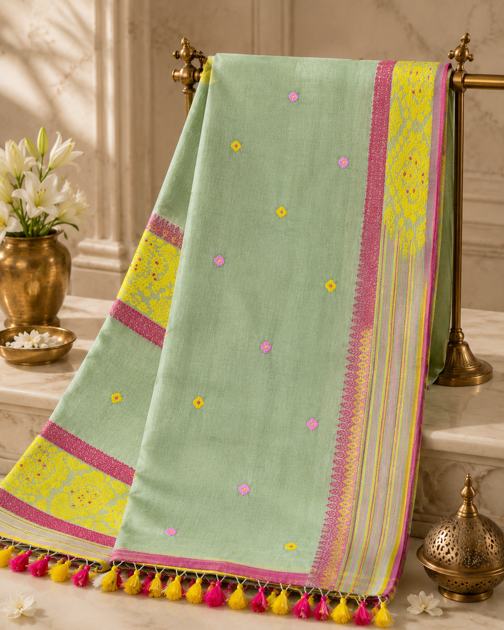 Sarisha: Assam Handwoven Cotton
