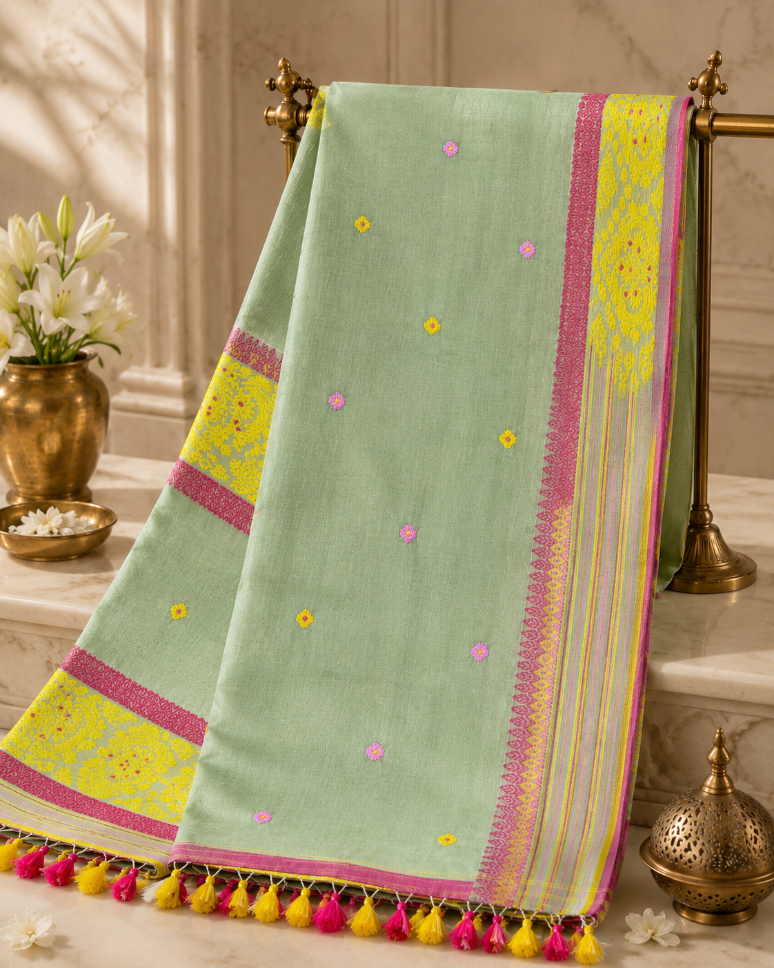 Sarisha: Assam Handwoven Cotton