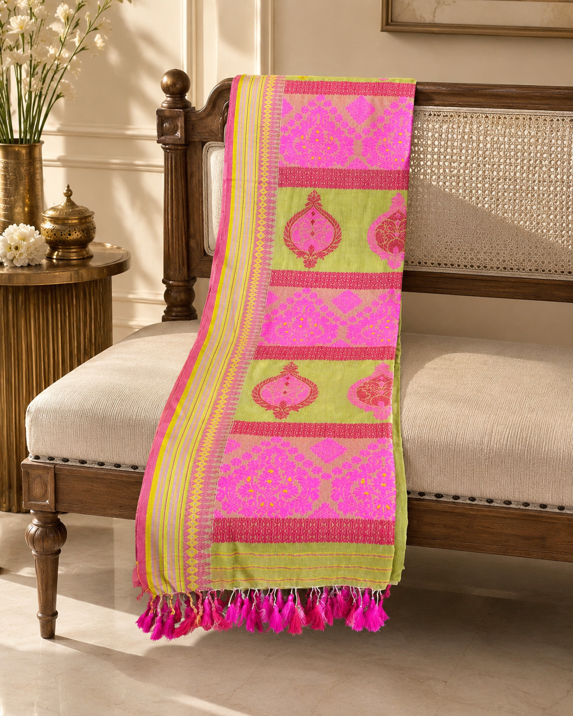 Modhumalati: Handwoven Assam Cotton