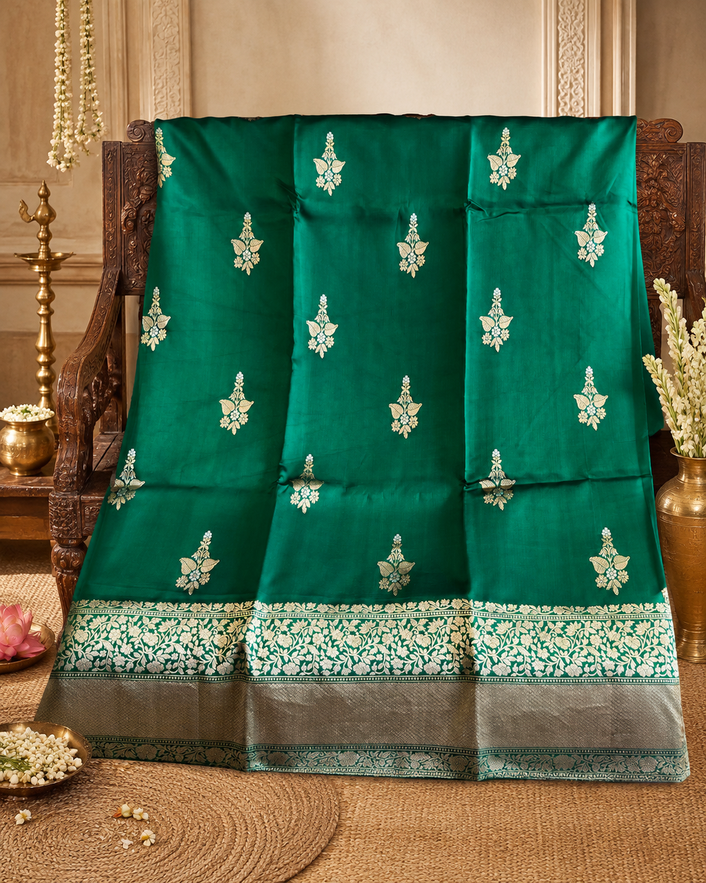 Marjaani: Pure Silk Kadhuwa Banarasi