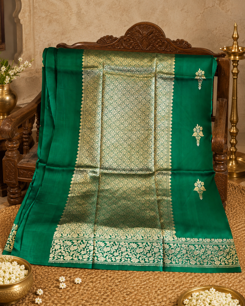 Marjaani: Pure Silk Kadhuwa Banarasi