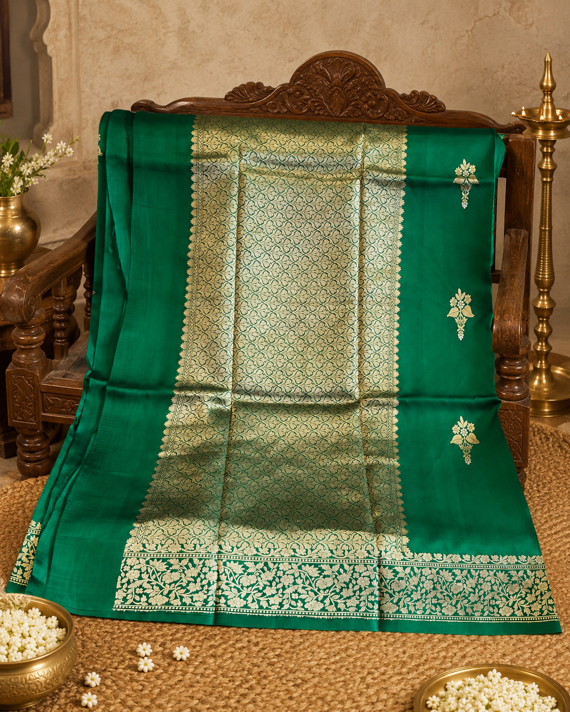 Marjaani: Pure Silk Kadhuwa Banarasi