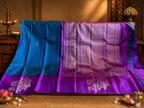Chiriya: Teal Kanjeevaram with Threadwork Bird Motifs