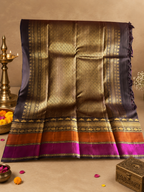 Rusha: Zero Zari 9 to 9 Pure Kanjeevaram Silk