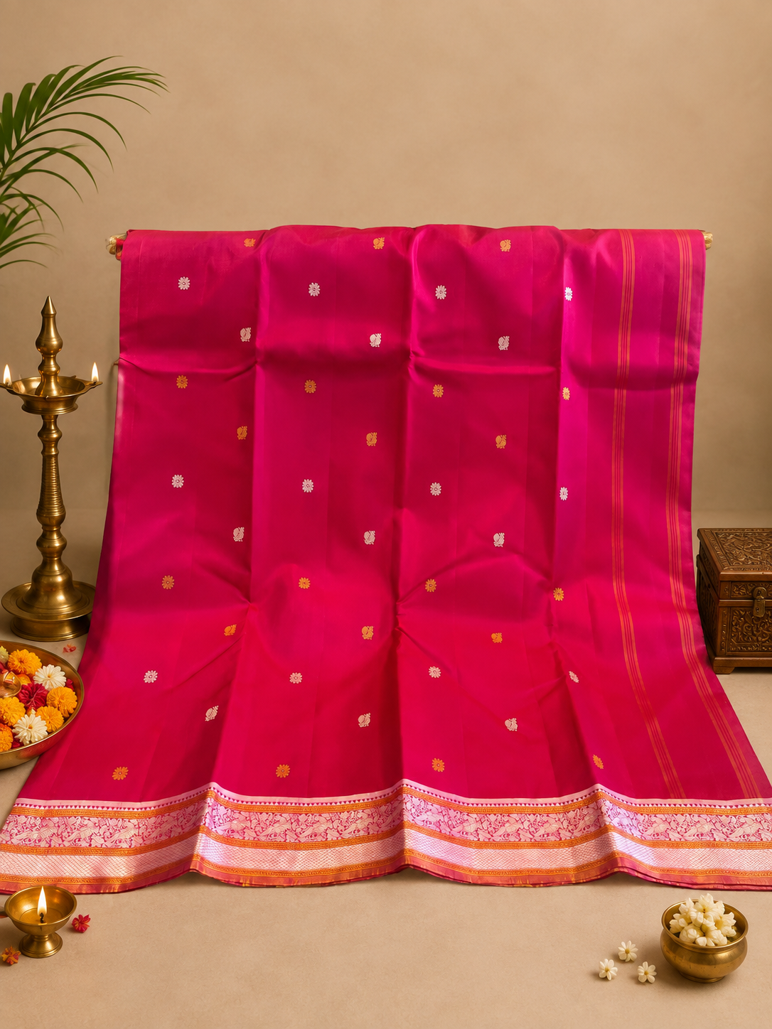 Anokhi: Zero Zari 9 to 9 Pure Kanjeevaram Silk