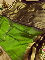 Shyamala: Vairaoosi Green Kanjeevaram, Reta Pett Border
