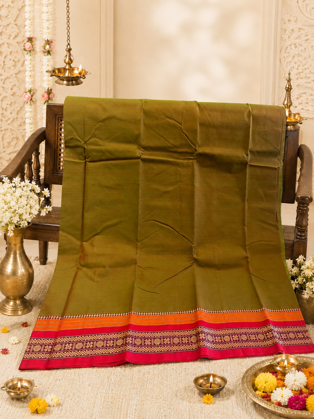 Ranga: Pure Kanchipuram Cotton Saree