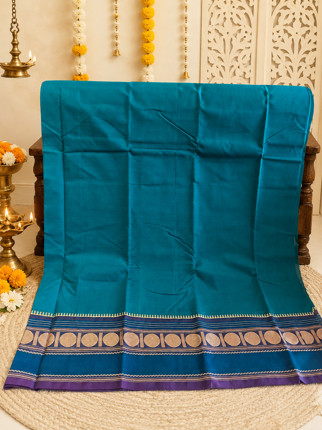 Minal: Pure Kanchipuram Cotton Saree