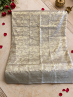 Mihika: Golden Jangla Tissue Banarasi