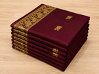 Nisha: Deep Wine Baluchari with Gold Figurative Butti