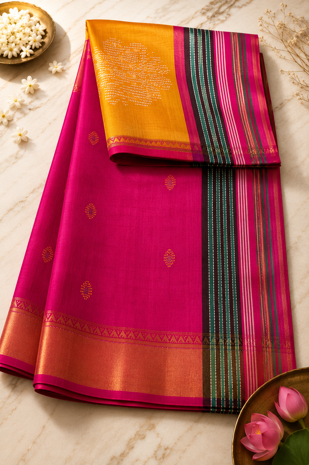 Rangamahal: Striking Magenta Kalakshetra