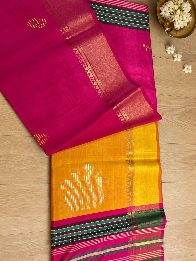 Rangamahal: Striking Magenta Kalakshetra