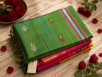 Prakriti: Vivid Forest Green Kalakshetra