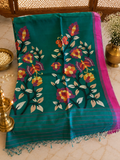 Titli: Emerald Matka Silk Jamdani