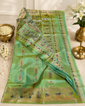 Vanashree: Sage Green Swarnachuri with Royal Procession