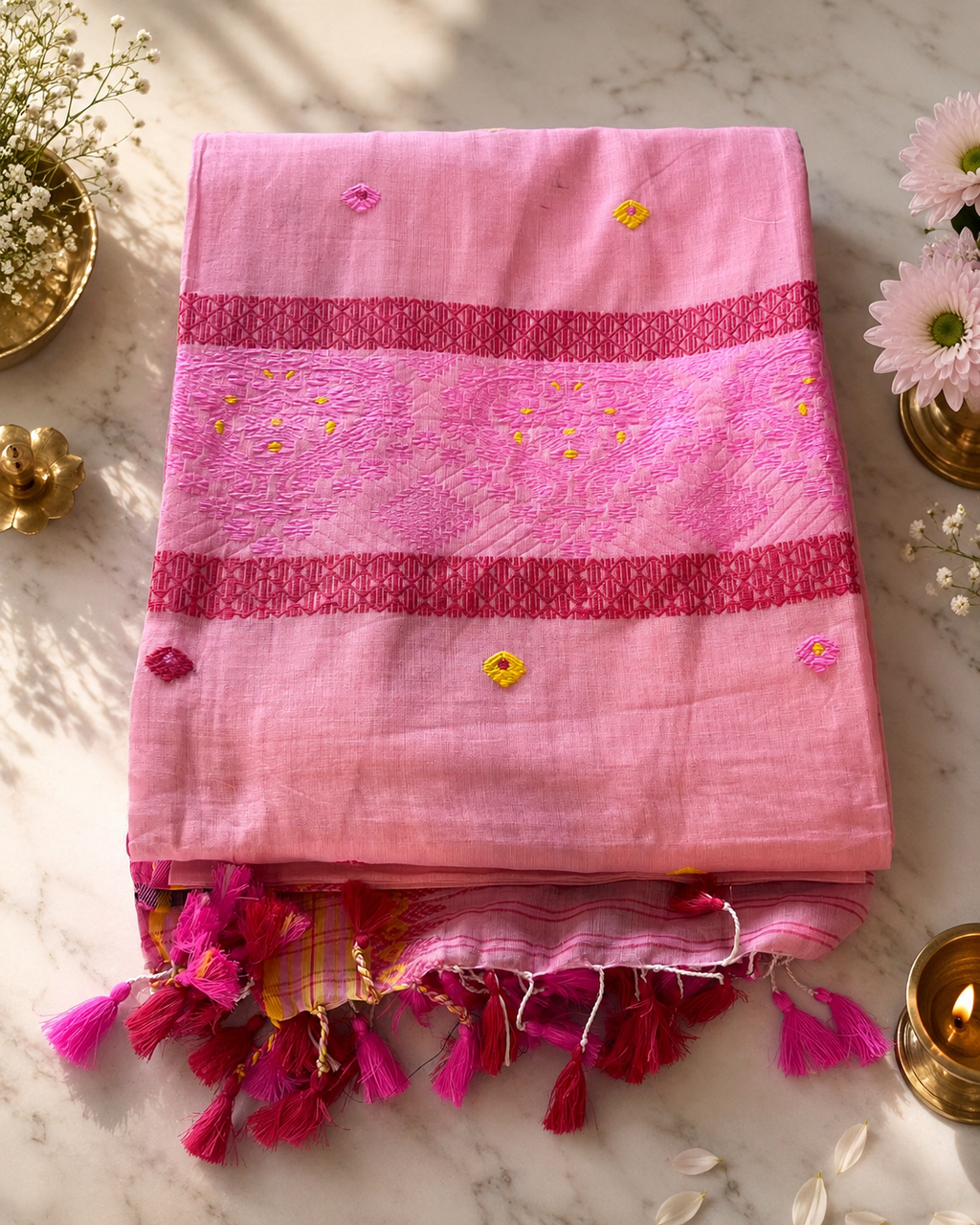 Komal: Handwoven Pure Cotton from Assam