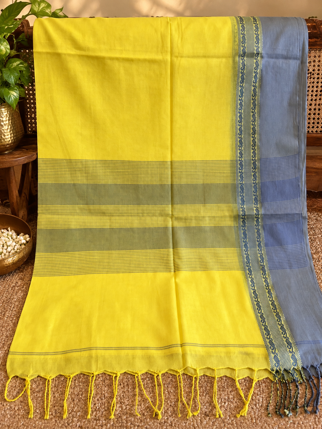 Basanti: 100 count Phulia Cotton