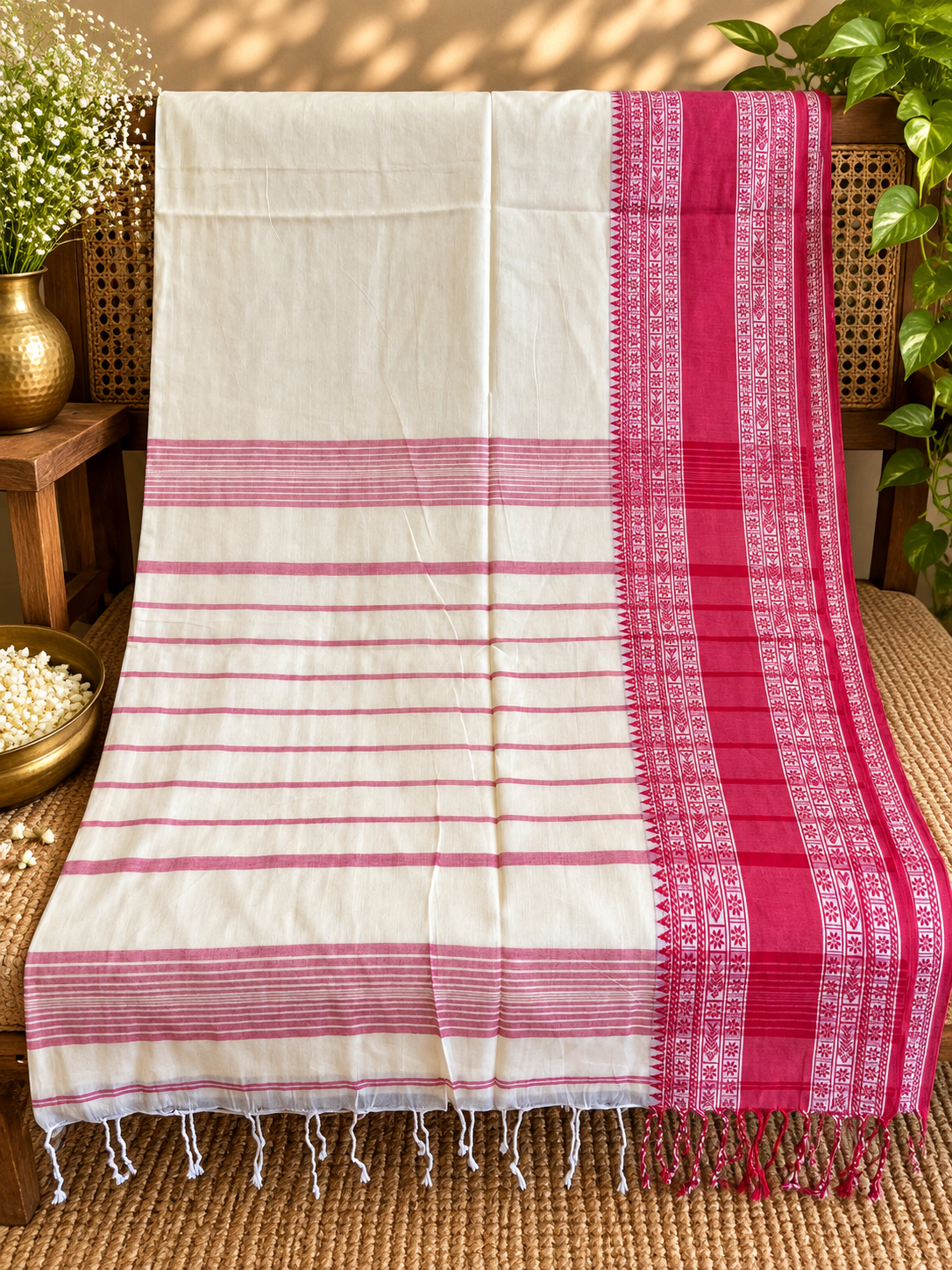 Shankhamala: 100 count Cotton