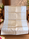 Noor: Ivory White Organza Banarasi