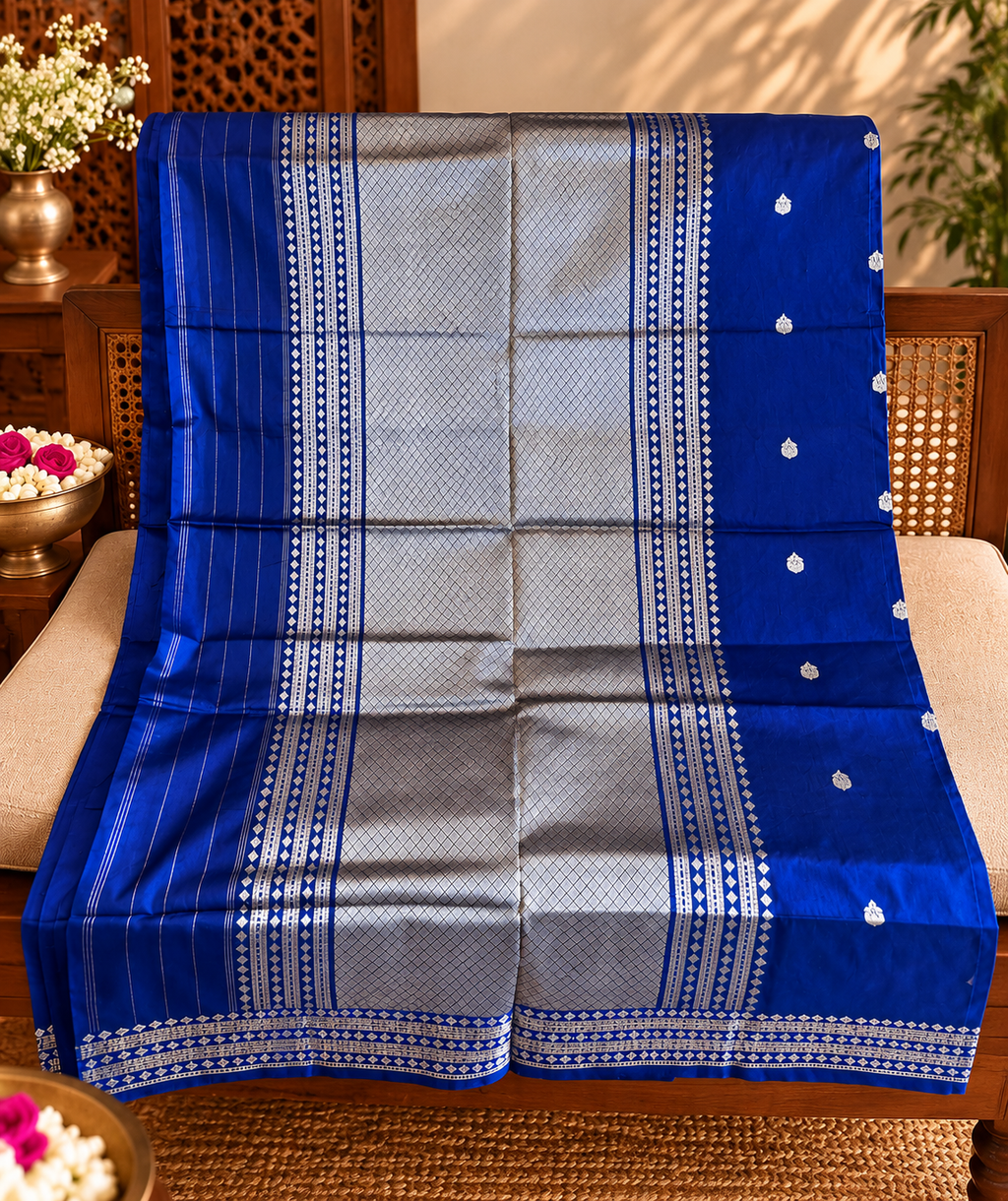 Devagya: Royal Katan Silk Kadhuwa Benarasi