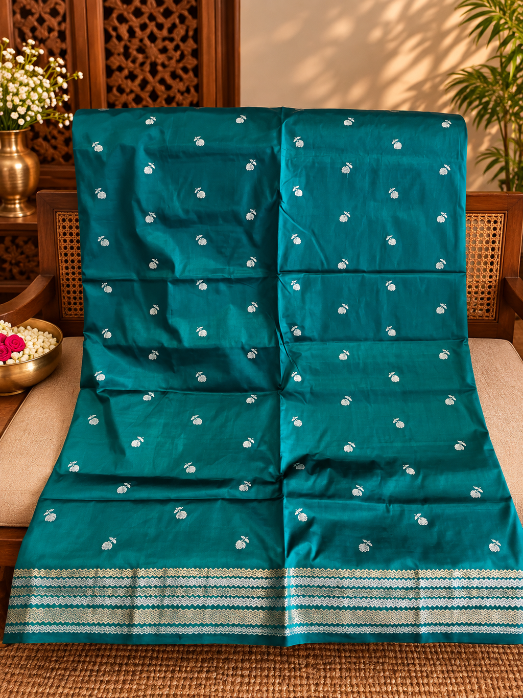 Manika: Royal Katan Silk Kadhuwa Benarasi