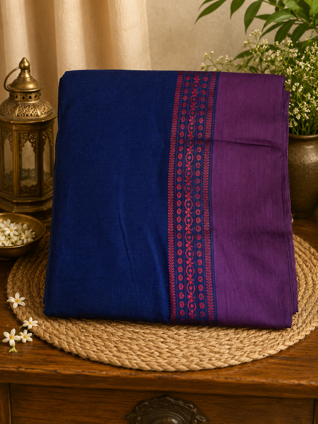 Megha: 100 count Phulia Cotton