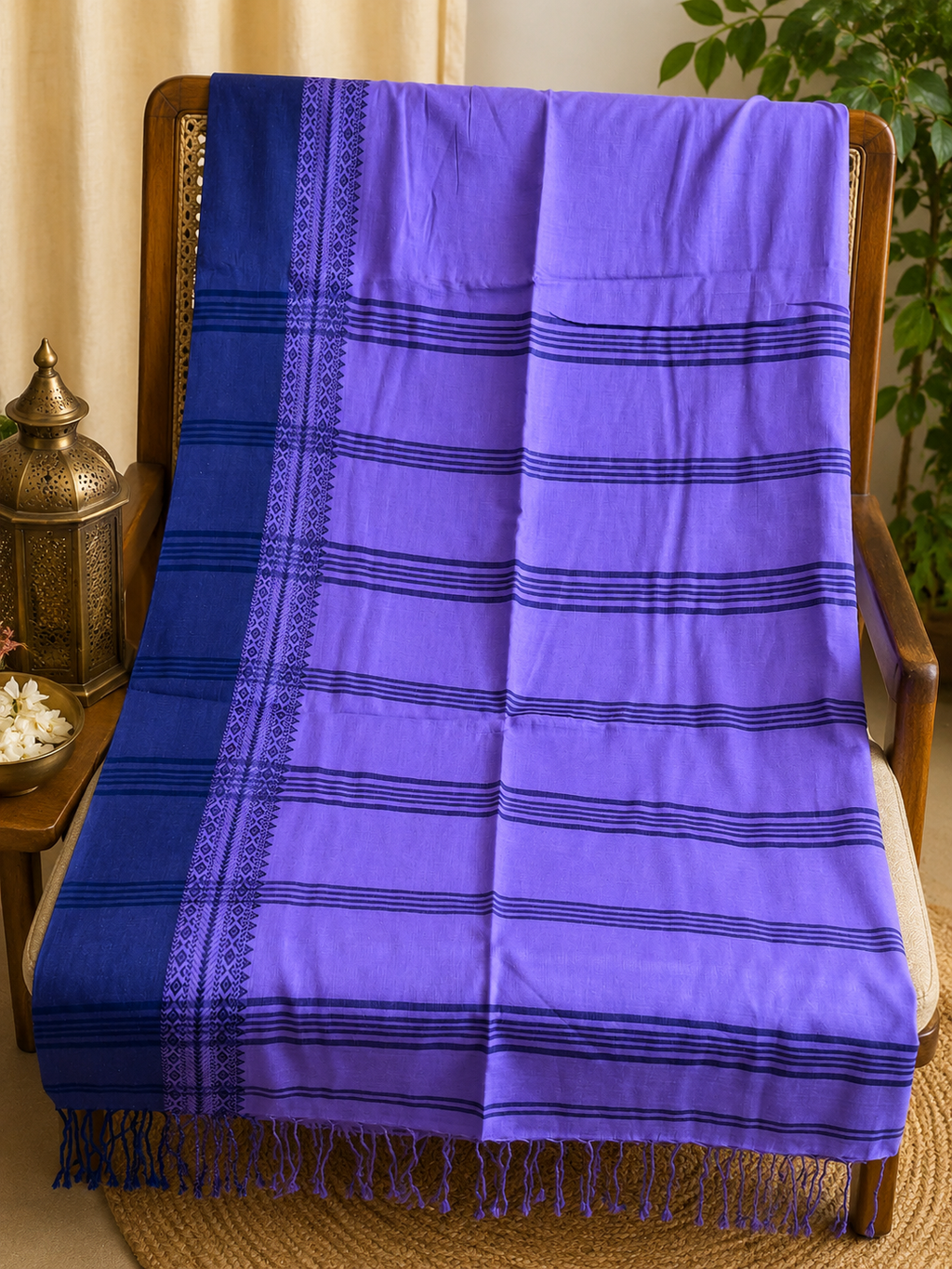 Neelanjalai: 100 count Phulia Cotton