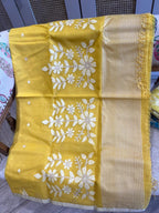 Suryamukhi: Sunflower Yellow Handwoven Jamdani