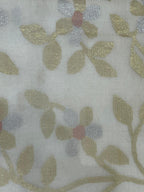 Prabha: Handwoven Ivory Muslin Jamdani