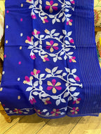 Nilamani: Royal Blue Handwoven Jamdani