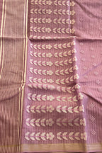 Madhavi: Lilac Handwoven Muslin Jamdani