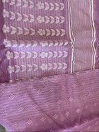 Madhavi: Lilac Handwoven Muslin Jamdani