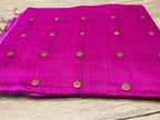 Kavya: Magenta Coin Matka Silk