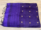 Aparajita: Deep Violet Coin Matka Silk