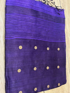 Aparajita: Deep Violet Coin Matka Silk