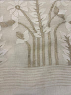 Bela: Regal Ivory Linen Handwoven Jamdani