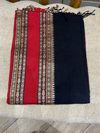 Bhairavi: 100 count Phulia with Statement Border