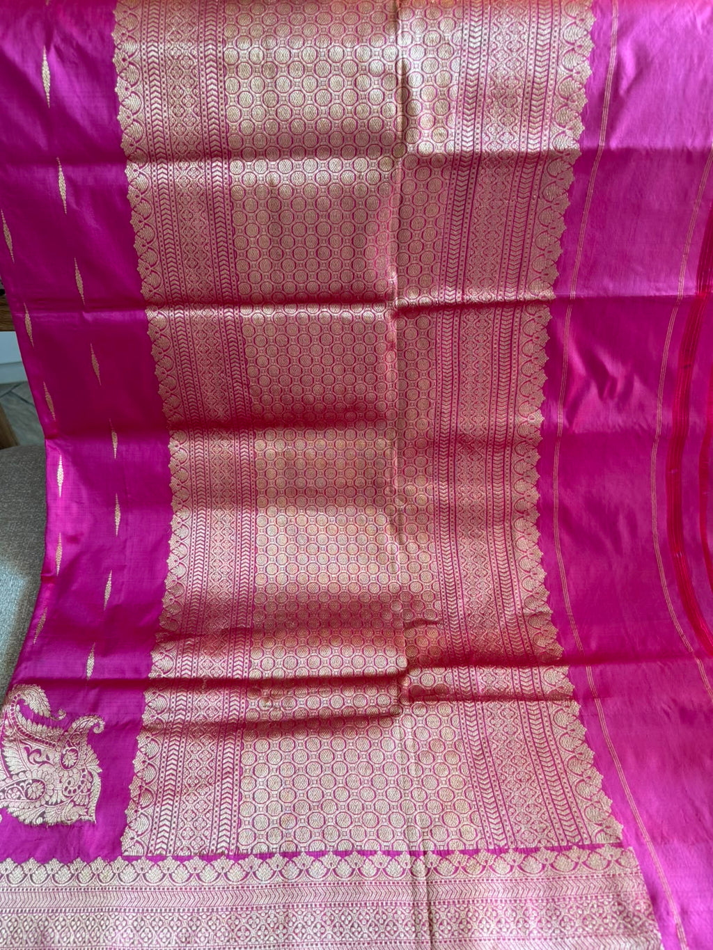 Ragini: Pure Silk Banarasi, Paisley Pallu