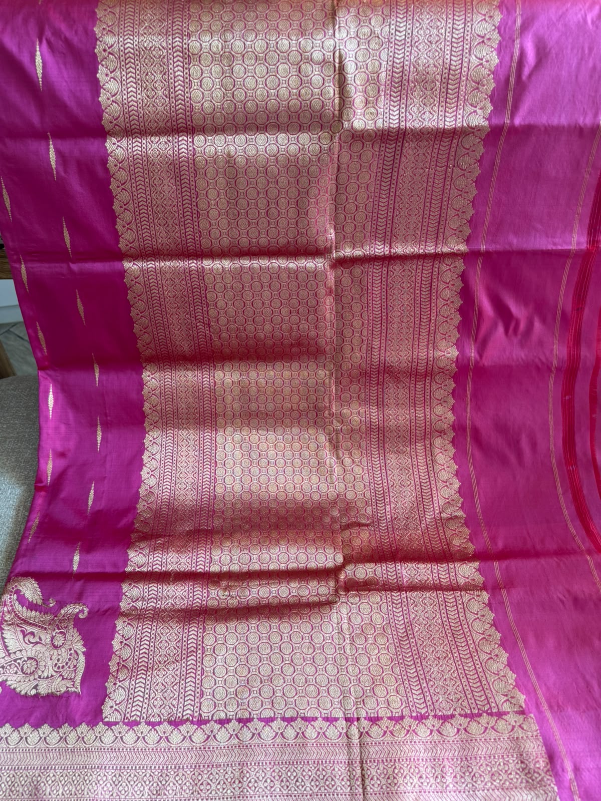 Ragini: Pure Silk Banarasi, Paisley Pallu