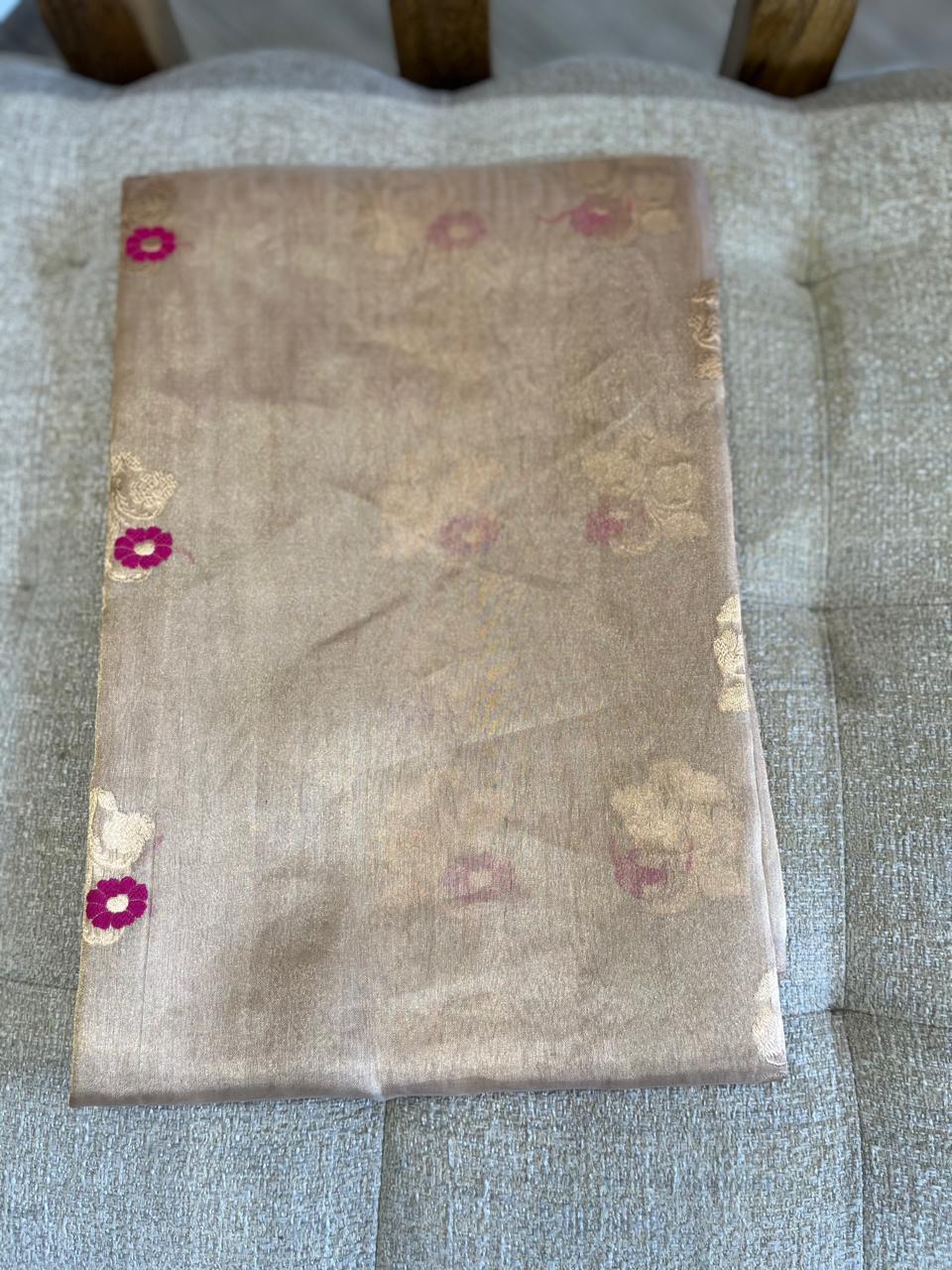 Gulnaar: Pure Tissue Banarasi, Kadhua Meenakari