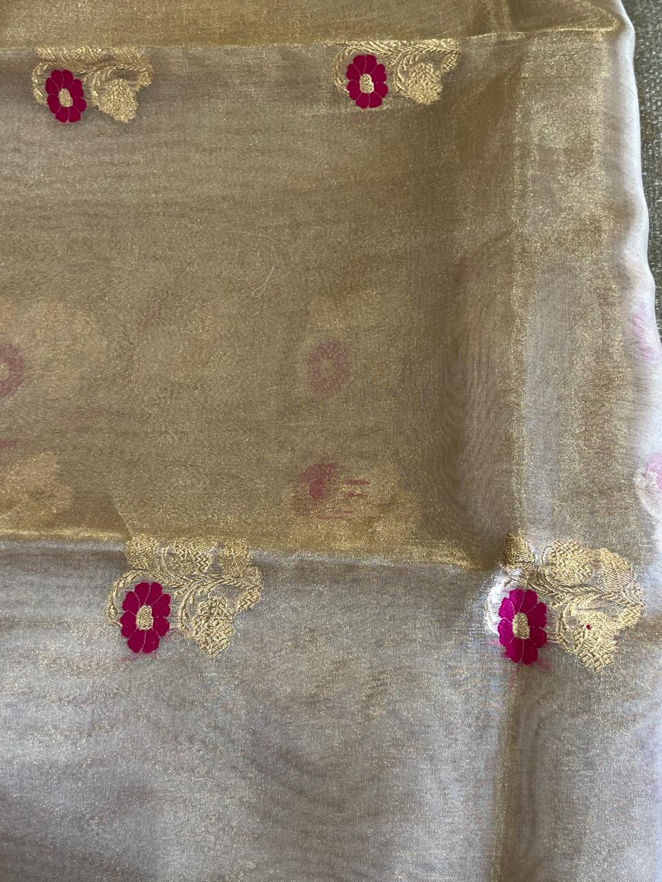 Gulnaar: Pure Tissue Banarasi, Kadhua Meenakari