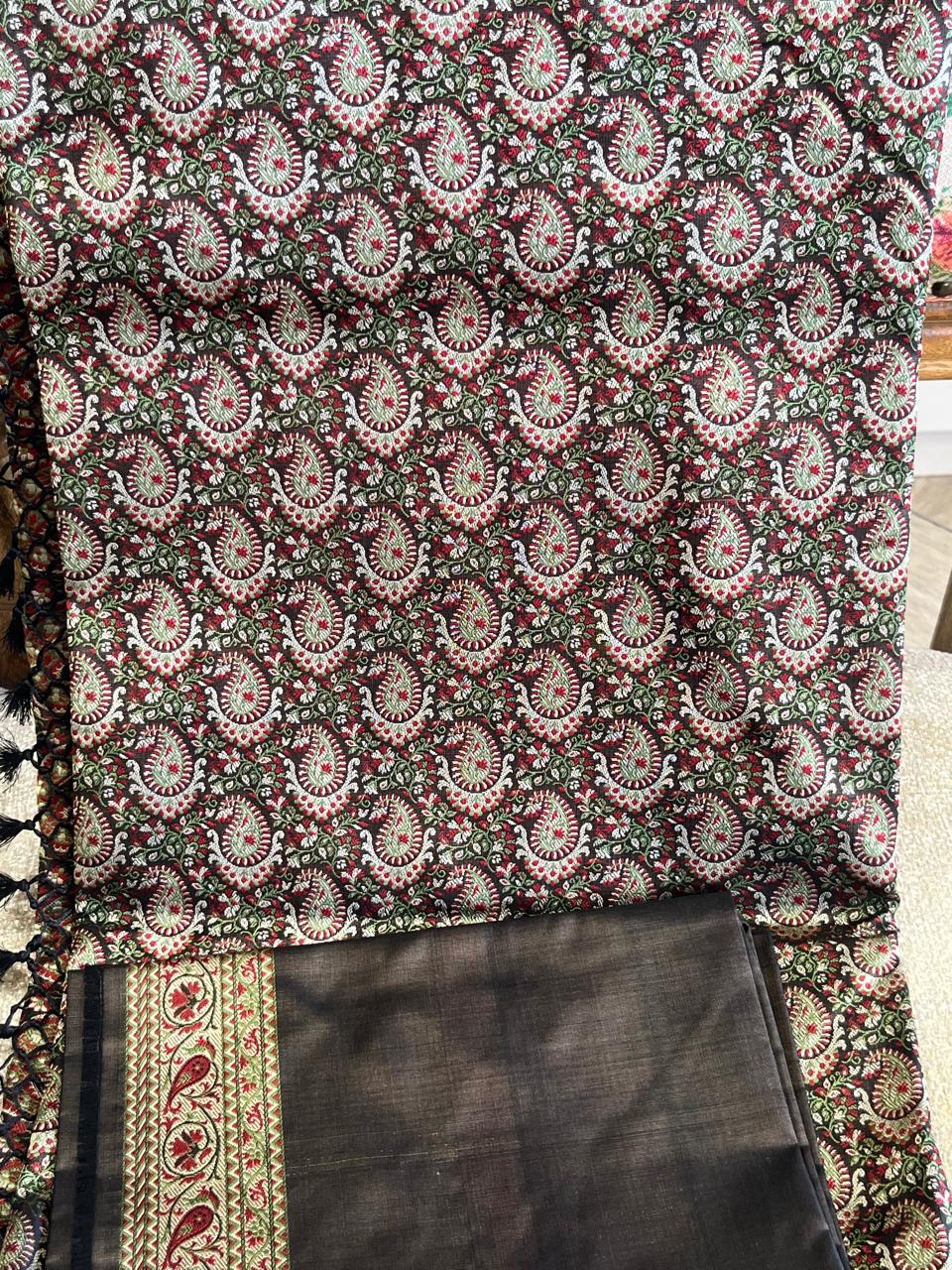 Zeenat: Pure Silk Tanchoi Jamewar Banarasi