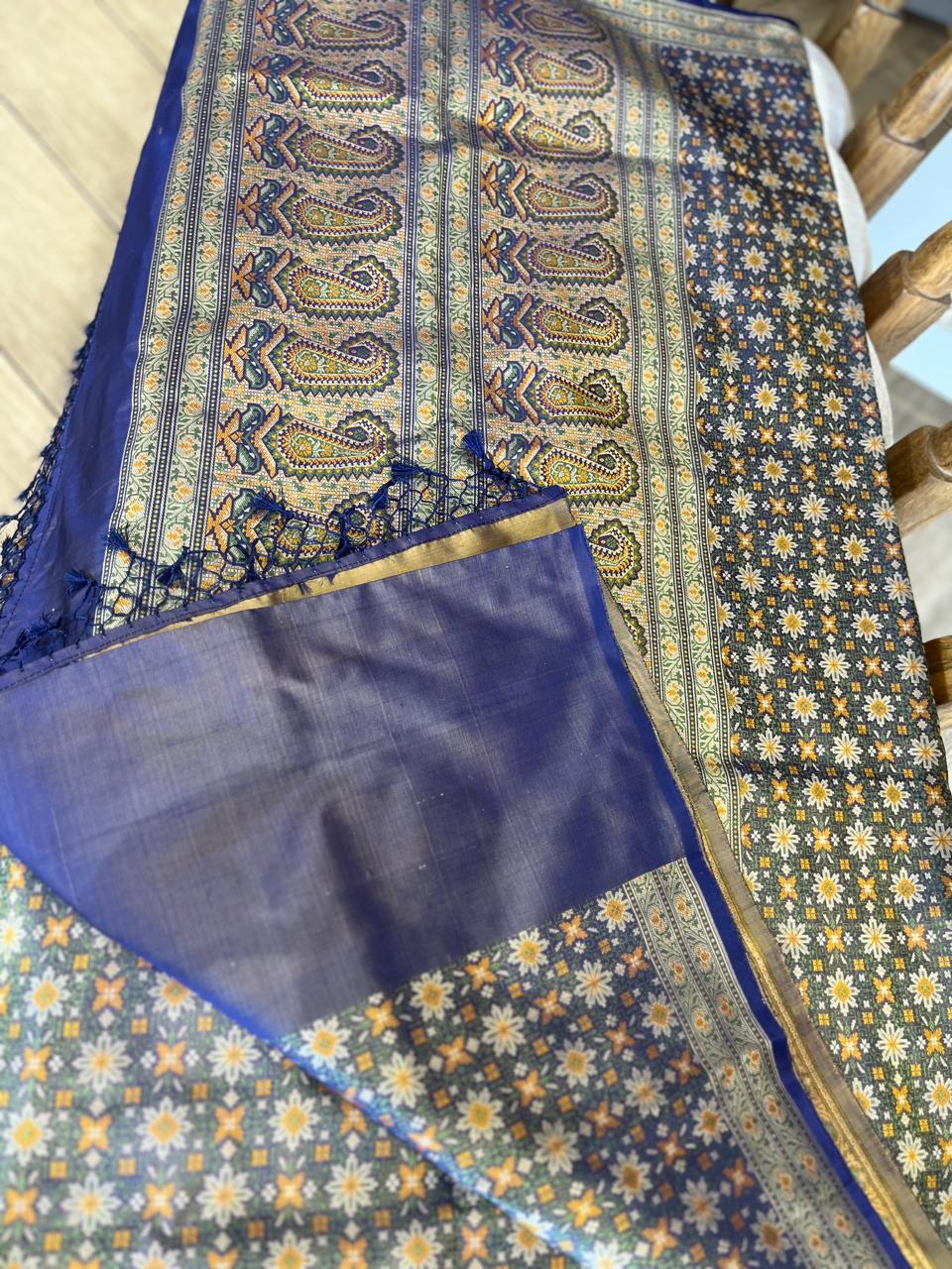 Sitara: Pure Silk Tanchoi Jamewar Banarasi