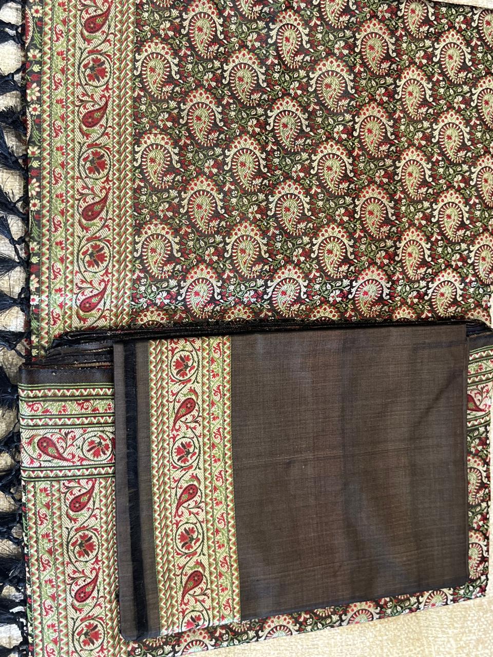 Zeenat: Pure Silk Tanchoi Jamewar Banarasi