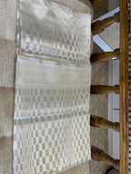 Chandni: Ivory Pure Tissue Banarasi